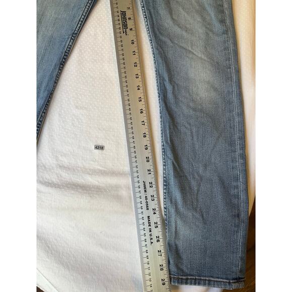 Levi’s Women Jeans 511 size W31 L32 Blue High Rise Slim Straight Leg Boot Cut - Picture 4 of 12